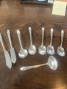 Vintage Wm Rogers Silverplate Misc Serving Pieces Lot Of 8