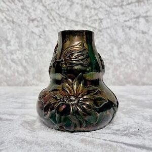 Sterling Silver Tiffany Co Floral Vase 4 5 