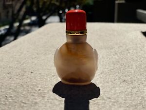 Antique Chinese Agate Snuff Bottle 19th Century