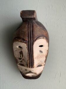 African Monkey Mask From Cameroon Bambara Tribe