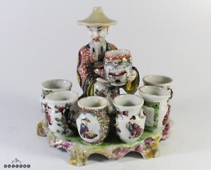 Antique Samson Of Paris Porcelain Chinese Famille Rose Vase Merchant C 1880