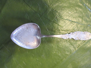 Orleans By Frank Whiting Sterling Silver Bon Bon Spoon With Heart Bowl 5 5 