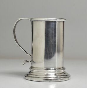 Antique Whiting Sterling Silver Small Tankard Mug Cup 