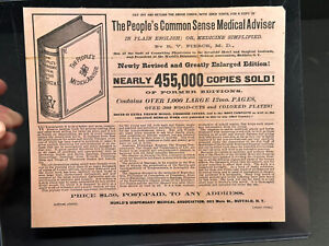 Antique People S Medical Adviser Advertising Quack Medical Doctor Flyer