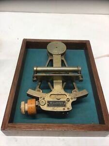 W Ludolph Sextant 9881 In Display Case 