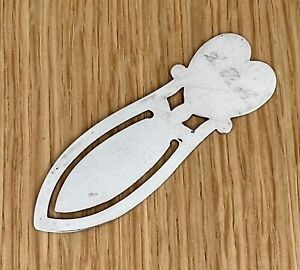 Lunt Heart Shaped Sterling Silver Book Mark Bookmark 89700