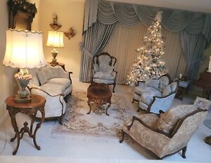 Antique French Louis Xv Living Room Set
