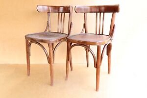 Bentwood Chairs Vintage Stools Seat Bench Embossed Mundus Style 1950s With Tag