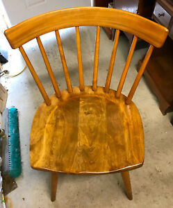 Mid Century Maple Desk Chair Side Chair By Phoenix Sc46 