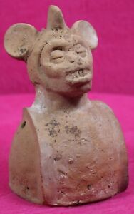Pre Columbian Evil Monkey 250 To 900 Ad Mayan Artifact Statue Authentic Coa Old