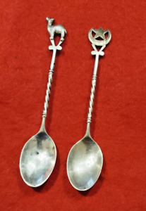 Pair Of 900s Silver 4 Coffee Spoons