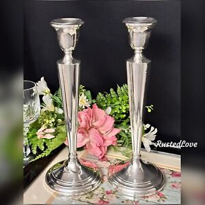 Sterling Candle Holders Elgin Silver Company Ny Sterling Silver Candlesticks 