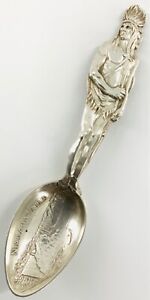 Antique Mechanics Sterling Co Niagara Falls Silver Souvenir Spoon