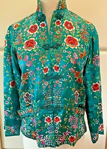 Vintage Plum Blossoms China Hand Embroidered Silk Jacket