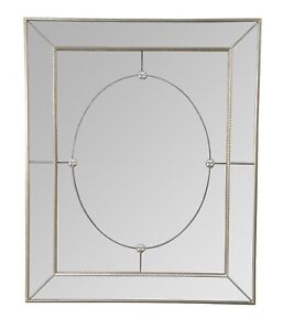 Vintage Canadian Antiqued Venetian Style Wall Hall Vanity Mirror 59 
