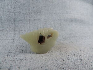 Antique Chinese Hetian Jade Hollow Sculpture Lucky Fish Statue Pendant F