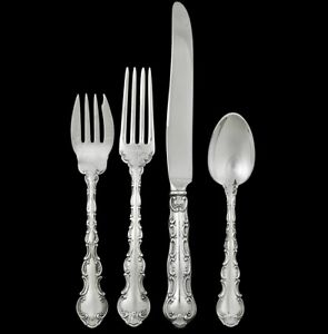 Strasbourg Dinner Size Setting 4 Four Piece Place By Gorham Silver New Unused