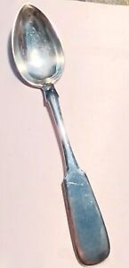 Russian 1887 84 Sterling Table Serving Spoon