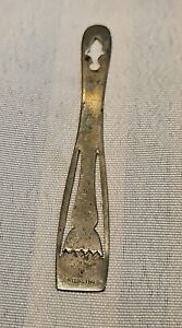 Rare English Antique 1906 Sterling Silver Bookmark Free Shipping