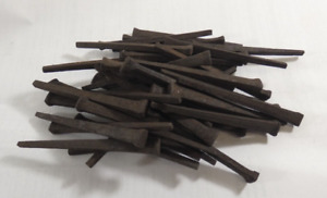  45 Rustic Square Nails 3 Straight Cut Square Head 1 Pound New Old Stock