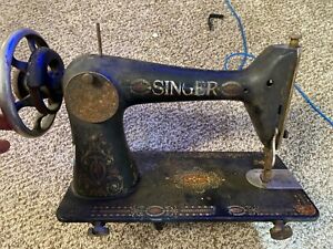 Antique 1911 Singer 66 Red Eye Treadle Sewing Machine G9641862 Head Only