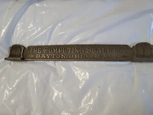 Antique Scale Toppper The Computing Scale Co Dayton Oh 14 1 8 By 1 1 2 