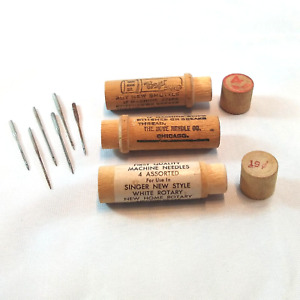 Vintage Boye Needle Co Masta Wood Sewing Needle Cases And Needles