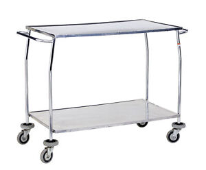 1970 S Stainless Steel Medical Trolley