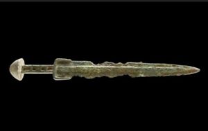 Authentic Guaranteed 1200bc Ancient Luristan Bronze Sword Coa Old Antique 25 In