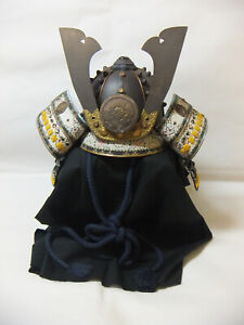 Japanese Samurai Kabuto Helmet Busho Antique Hachikensuji