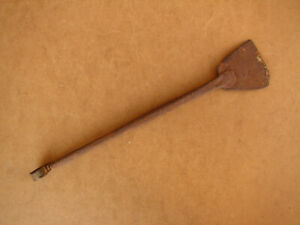 Antique Primitive Kitchen Spatula Paddle Spoon Tool Hand Wrought Utensil 19th 
