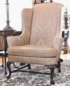 Wingback Arm Chair Century Furniture Co Hickory Nc James River 47 T C1960