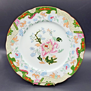 Antique Dinner Plate Imari Style English Ironstone Ashworth Bros B9288 10 1 4 