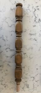 Wooden Spindle And Tread 15 Long Approx Circumference 5 5 