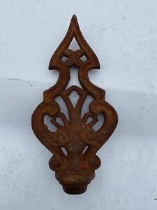 Cast Iron Metal Architectural Fence Gate Spire Topper Architectural Finial