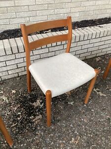 One Mid Century Niels Otto Moller For Jl Moller Model 84 Teak Dining Chair