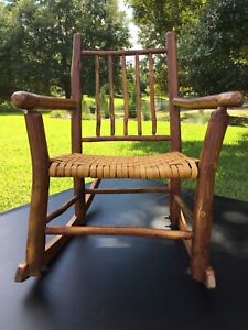 Old Hickory Child S Rustic Adirondack Rocking Chair