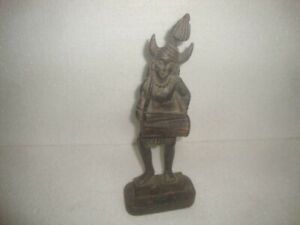 1900s Vintage Indian God Shiva Wooden Statue