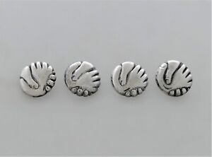 8 Two Sizes Spratling Sterling Silver Hand Motif Buttons 1st Design Period Early