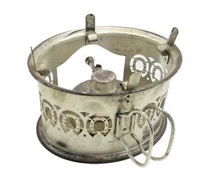 Vintage Silver Plated Burners Chafing Dish Warmer Horseshoe Design H2