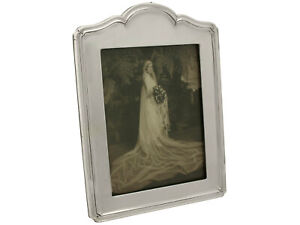 Antique George V Large Antique Photo Frame In Sterling Silver Height 28 5cm