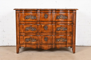 Century Furniture French Provincial Louis Xv Carved Walnut Chest Of Drawers
