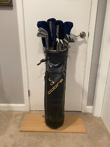 Vintage Cobra Baffler Golf Set W Leather Staff Bag 14 Clubs Graphite Rh