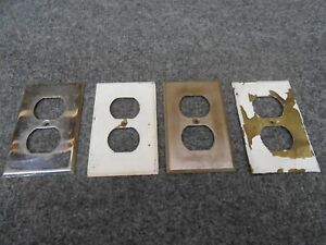 4painted Vintage Brass Outlet Covers
