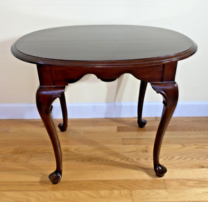 Ethan Allen Georgian Court Round Side Table Accent End Table