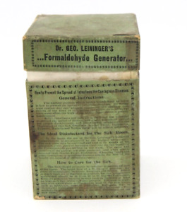 Vintage Dr Leininger Quack Medical Formaldehyde Generator Pharmacy Apothecary