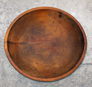 Primitive Antique Burl Wood Nesting Mixing Salad Bowl Cooking Meal Chef Large 