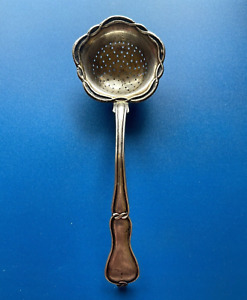 Antique 1800s Russian 84 Silver 875 Tea Strainer Spoon