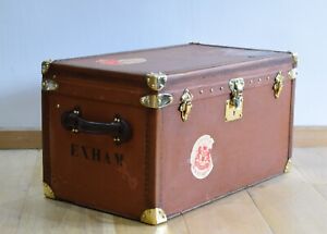 Antique Vintage French Steamer Shoe Trunk From C 1920 30s