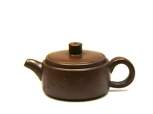 Fine Small Chines Yixing Zisha Purple Clay Ceramic Teapot With Mark